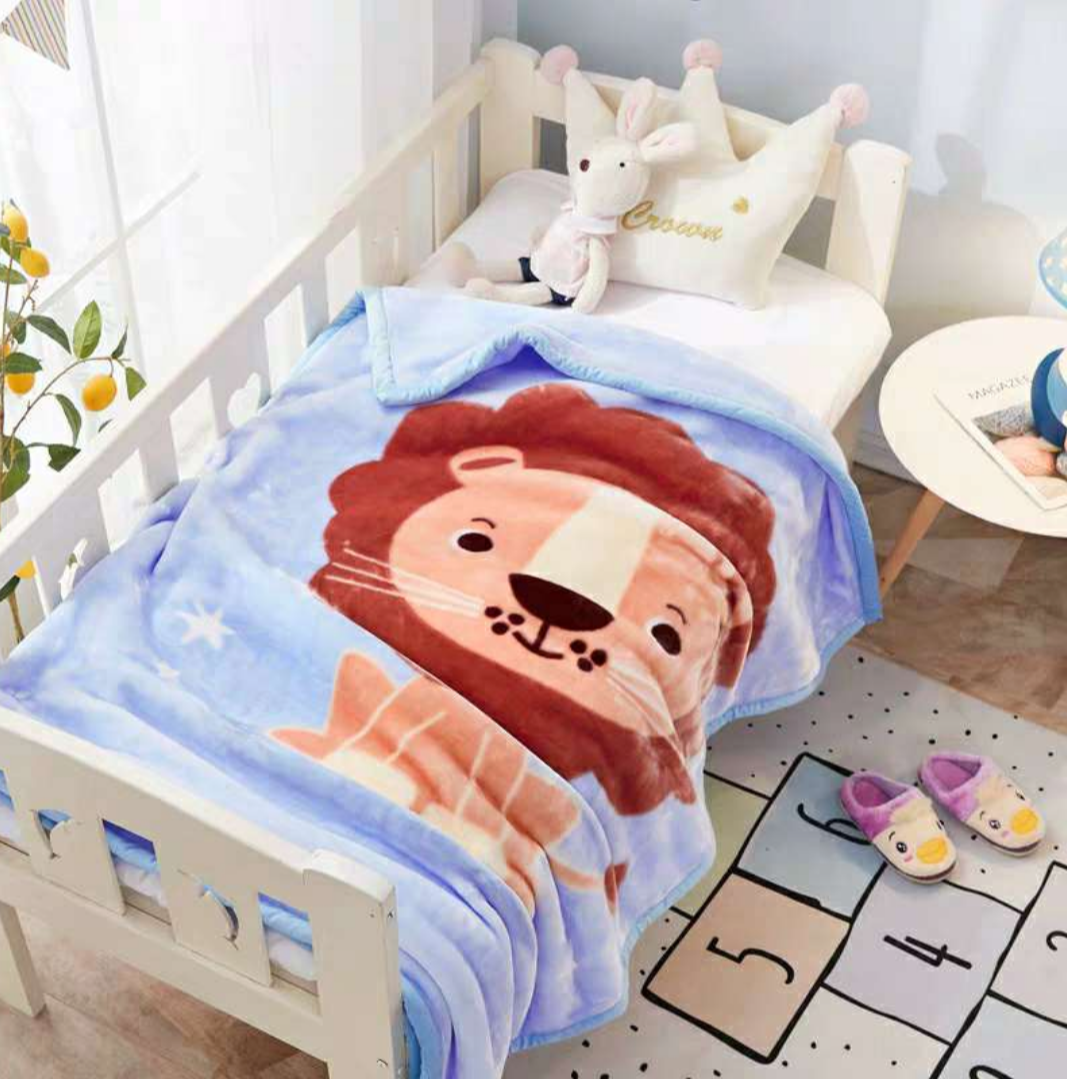 Cartoon Printed Flannel Blanket Children's Blanket Blanket Baby Blanket Blanket Windproof Wholesale Specification drawing