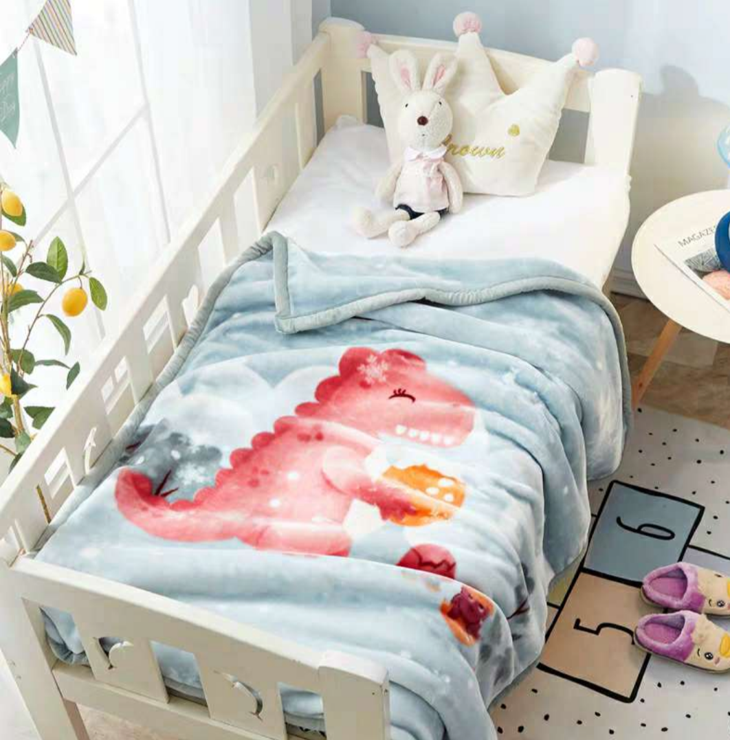 Cartoon Printed Flannel Blanket Children's Blanket Baby Blanket Children's Blanket Can Be Made To Order details Picture