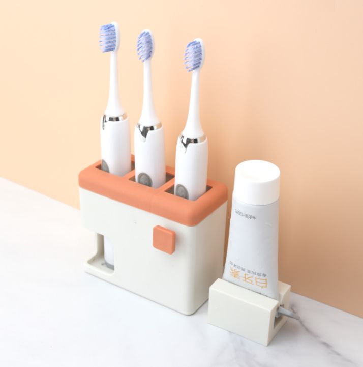 Wall-mounted shelf Toothbrush holder