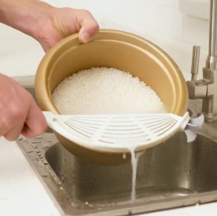 厨房洗米筛搅拌淘米勺产品图