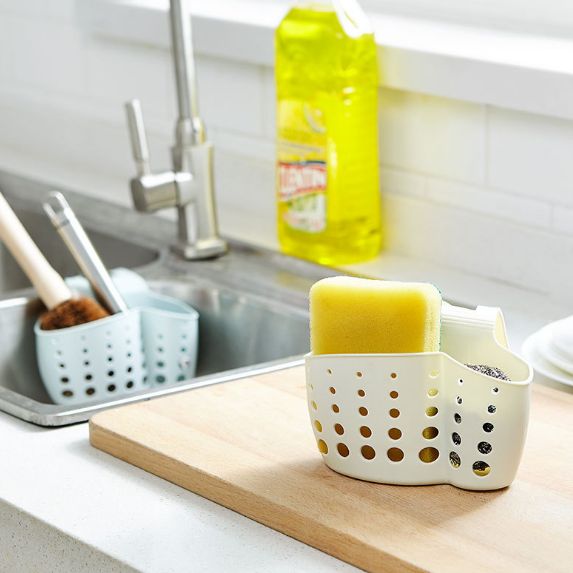Sponge storage, steel wool ball storage, scouring pad storage, draining hanging bag Application Scenario