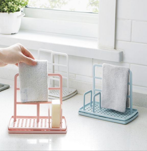 Rag rack, dishcloth, sponge storage, soap box Specification image