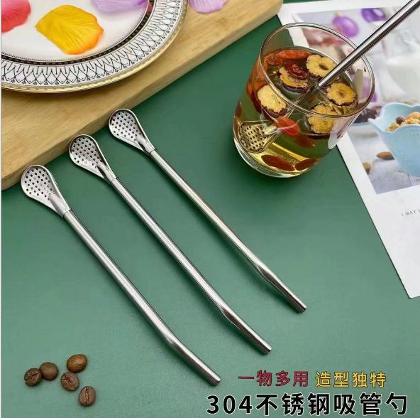 304 stainless steel straw strainer