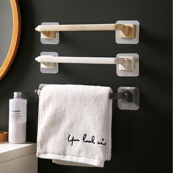 毛巾架浴室置物架吸盘免打孔