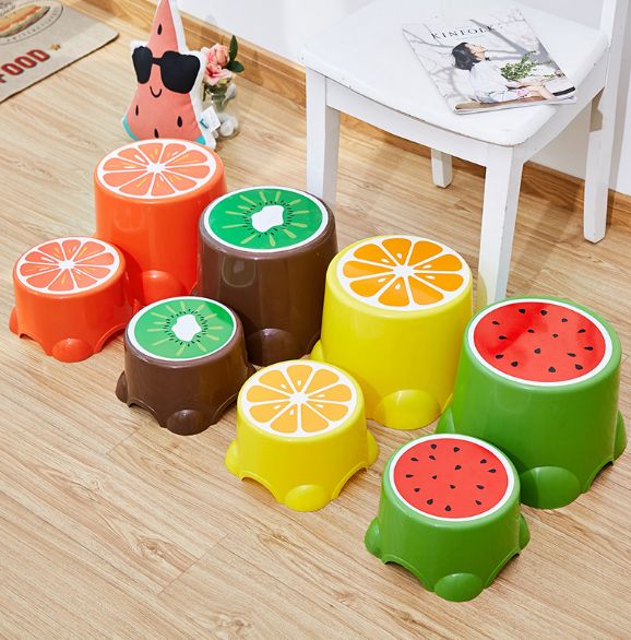 创意儿童水果小凳子细节图