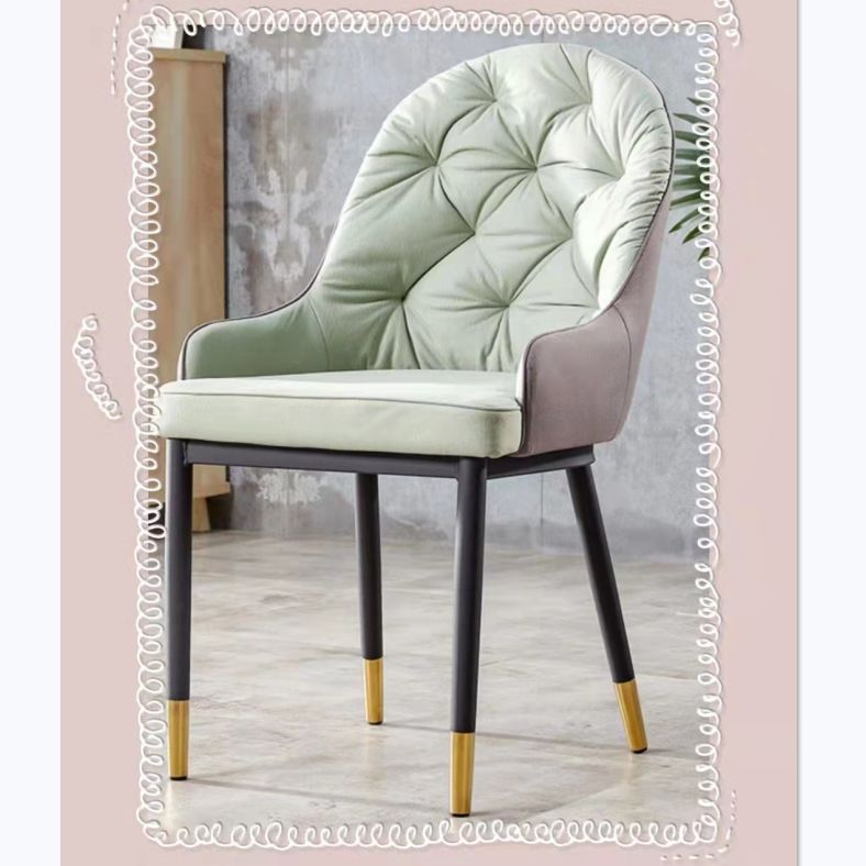 Lu word furniture - nordic light silla de comedor de lujo moderna y minimalista influyente silla de libro casual silla de hogar restaurante hotel silla de respaldo silla de maquillaje details Picture