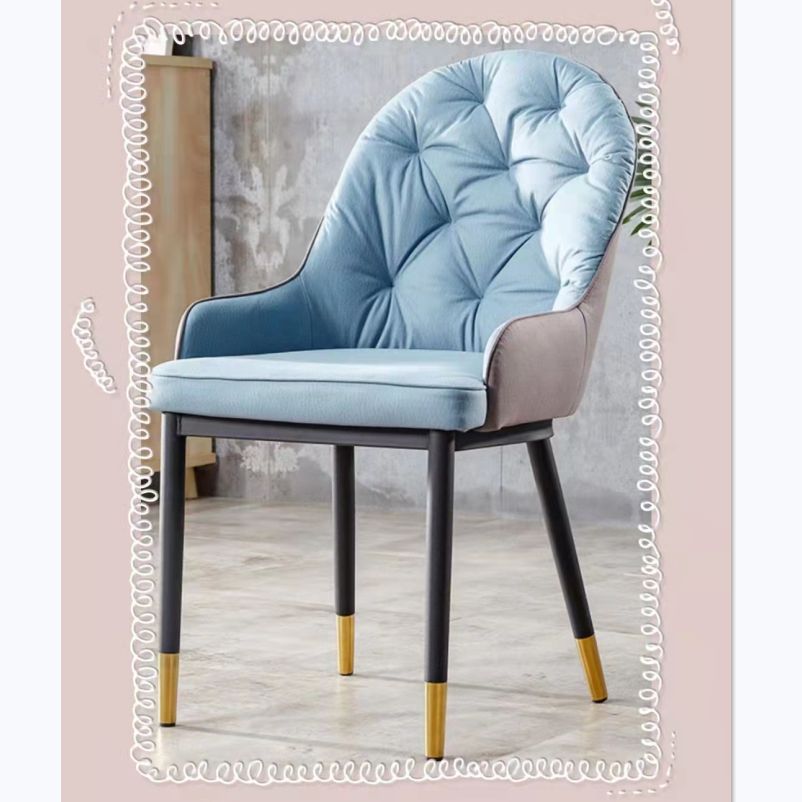 Lu word furniture - nordic light silla de comedor de lujo moderna y minimalista influyente silla de libro casual silla de hogar restaurante hotel silla de respaldo silla de maquillaje Application Scenario