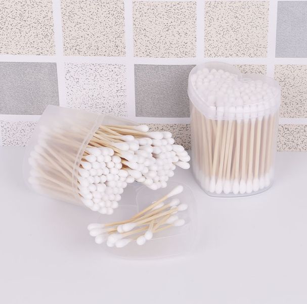 Boxed paper card double-headed cotton swabs Specification image