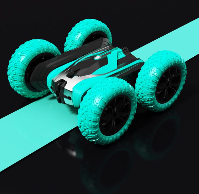 Cross-border charging double-sided stunt car, 360-degree rotating roll resistant stunt car, climbing belt remote control four-wheel twist car, ultimate body beyond alloy car, remote control 18-way small car, boys' toy, Emile toy Item Picture