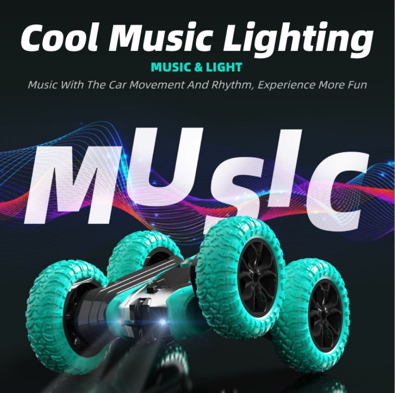 Cross-border charging double-sided stunt car, 360-degree rotating roll resistant stunt car, climbing belt remote control four-wheel twist car, ultimate body beyond alloy car, remote control 18-way small car, boys' toy, Emile toy details Picture