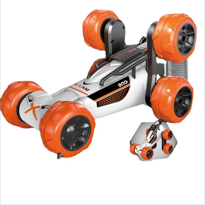 New product: 2.4g programmable transformable stunt car, rotating drift, climbing, six-wheel eight-way remote control car, children's toy Item Picture