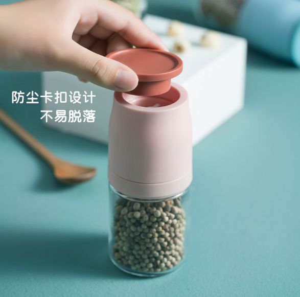 家用不锈钢手动碾磨花椒器细节图