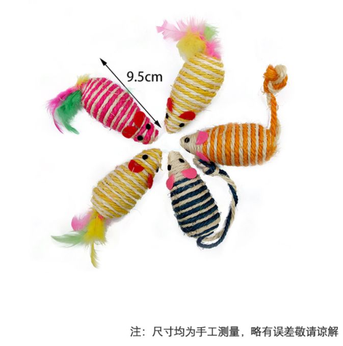 Multicolored cartoon feathered little mouse details Picture