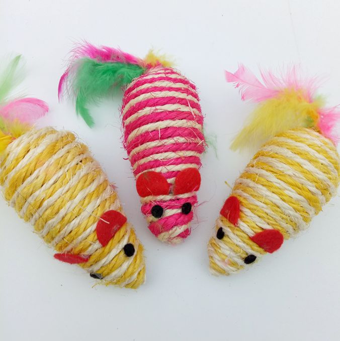 Multicolored cartoon feathered little mouse Application Scenario