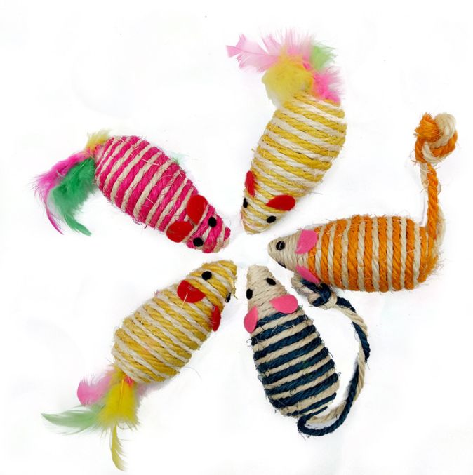 Multicolored cartoon feathered little mouse Item Picture