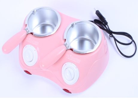 Double cup chocolate machine hot pot melting stove