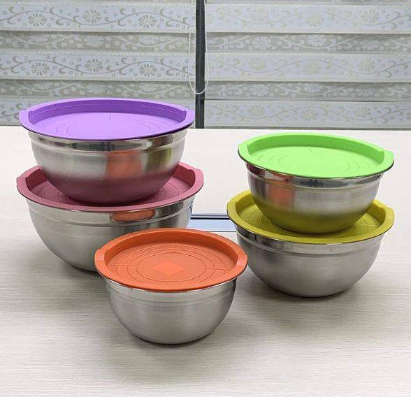 A set of 5 mixing bowls details Picture