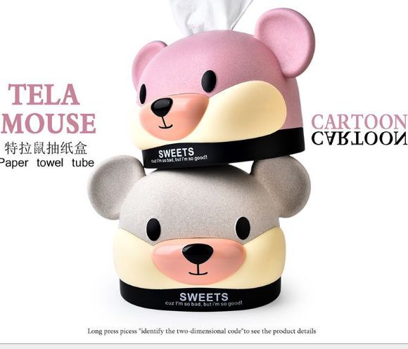 Cartoon mouse cardboard box