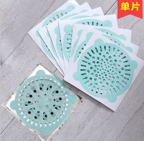 Household bathroom sewer disposable hair drain stick filter