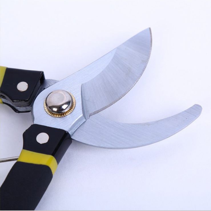 台湾青藤木园林剪刀 修枝剪 果枝/防滑耐磨黑黄手柄 花枝修剪产品图