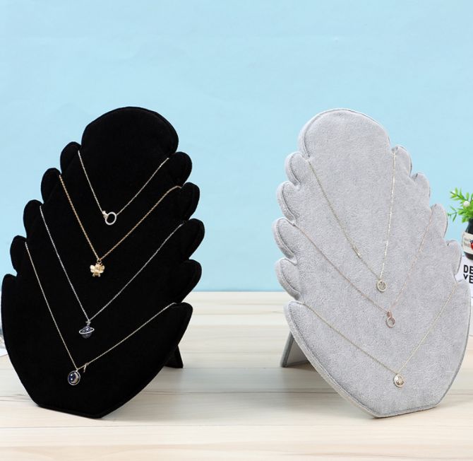 Counter flannelette jewelry shooting display props