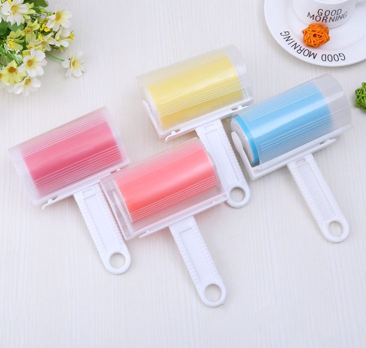 Portable washable sticky dust drum dust collector household sticky wool rolling sofa coat cleaner thumbnail