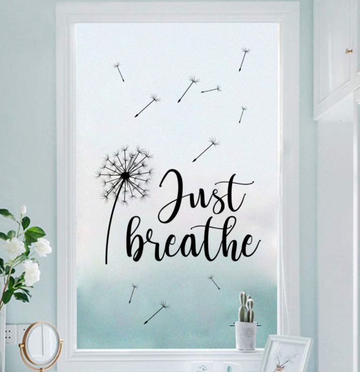 Creative wall sticker glass sticker