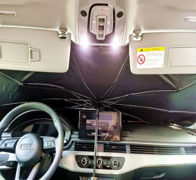 新款汽车前挡遮阳伞细节图