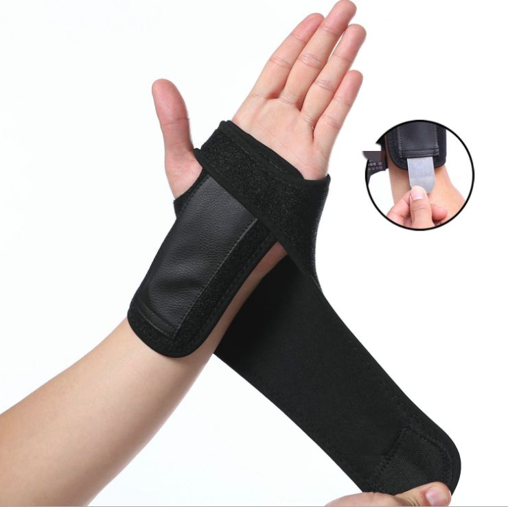 Outdoor sports protective steel protective wrist protector Hand protector removable adjustable sports fitness equipment