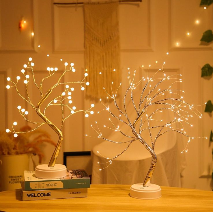 Christmas lights led tree lights Decorate gift table top nightlights