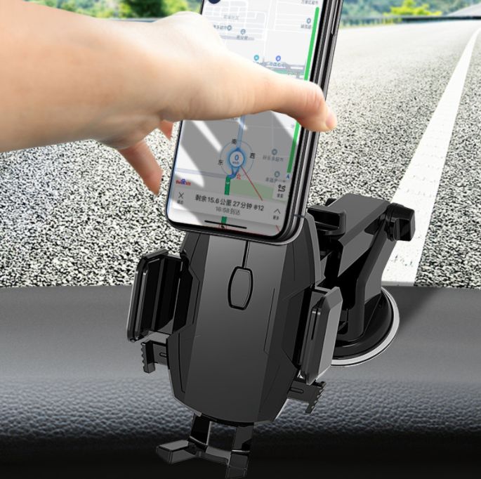 Car telescopic arm suction cup mobile phone stand Car navigation stand mobile phone stand details Picture