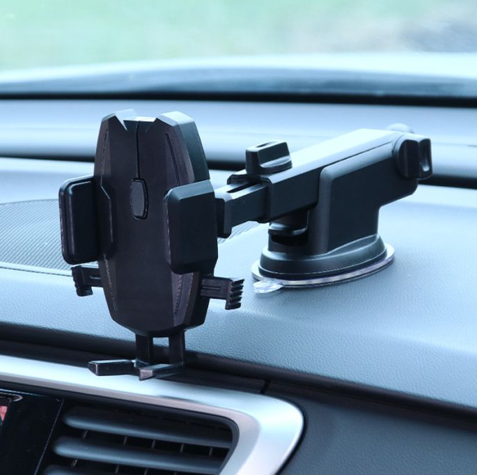 Car telescopic arm suction cup mobile phone stand Car navigation stand mobile phone stand Item Picture