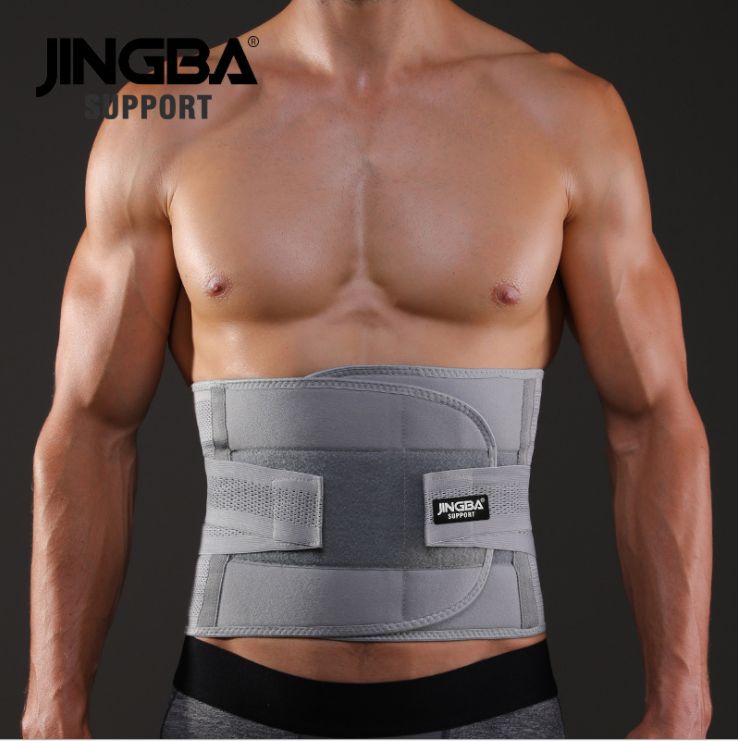 JINGBA SUPPORT Lumbar support, compression lumbar support, weightlifting, fitness, running and basketball protective gear details Picture