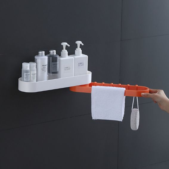 Kitchen perforation-free double-deck shelving