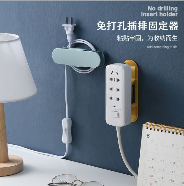 卧室厨房浴室自粘电线理线器2个装