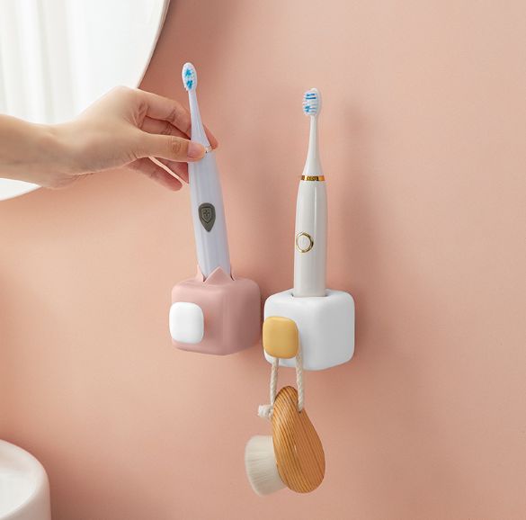Electric household toothbrush rack