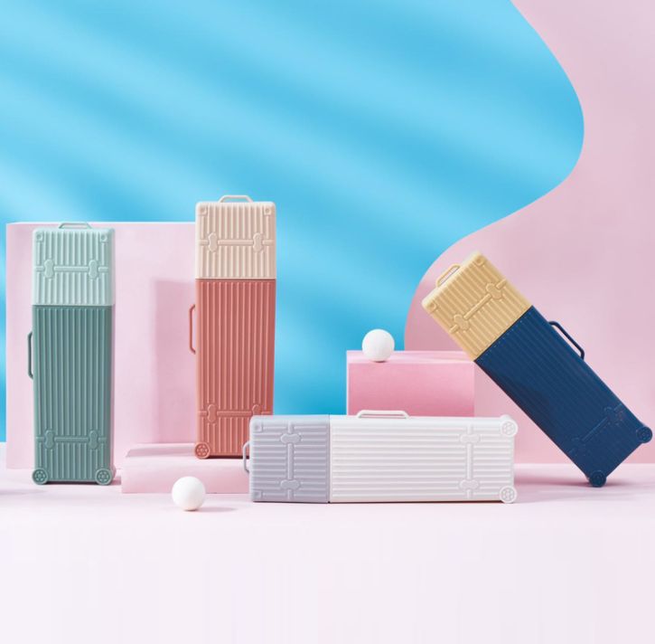 Travel toothbrush kit storage box