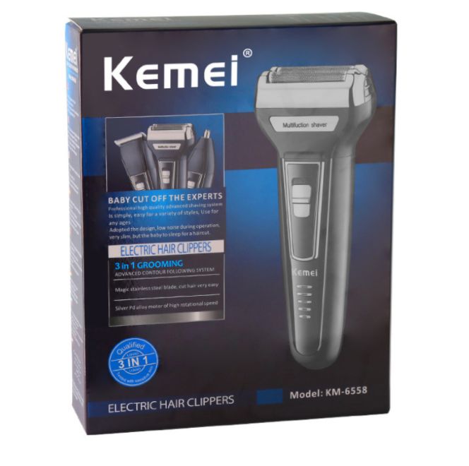 Three-in-one razor, hair clipper and nose hair clipper Application Scenario