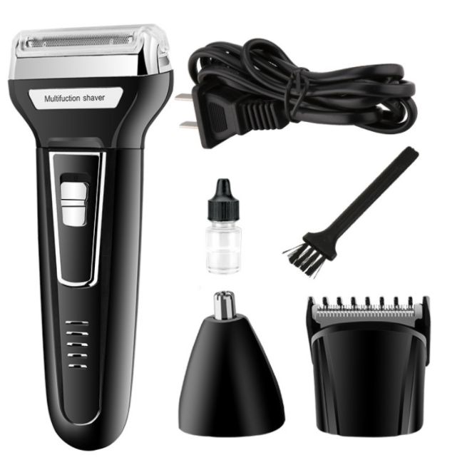 Three-in-one razor, hair clipper and nose hair clipper details Picture