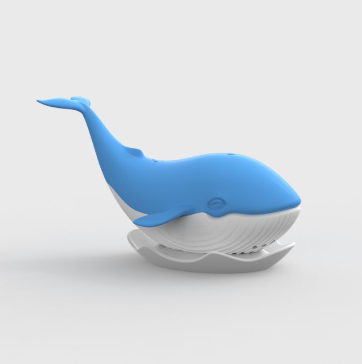 Silicone whale tea strapping details Picture