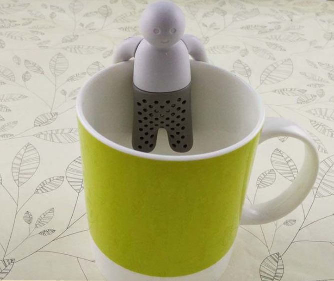 Creative silicone tea strainer Specification image
