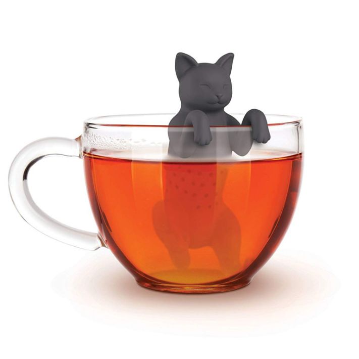 Silicone cat tea maker Cat tea glass