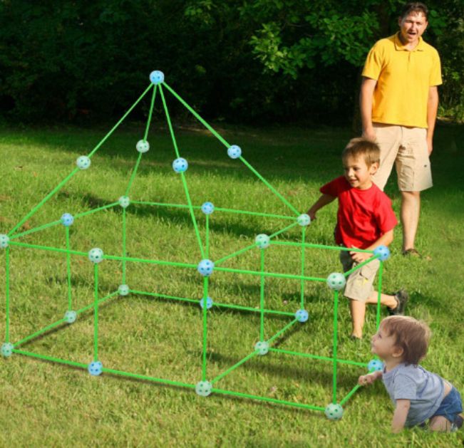 儿童DIY插珠帐篷游戏屋细节图