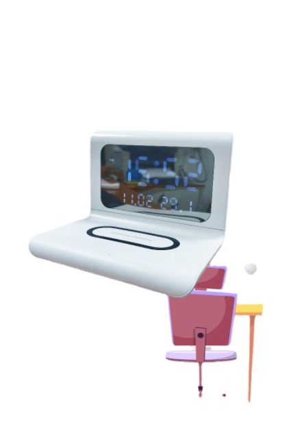 Multi-functional three-in-one wireless fast charging dock for mobile phones Application Scenario