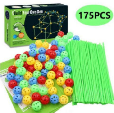 儿童DIY插珠帐篷游戏屋