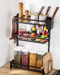 Multilevel kitchen shelving