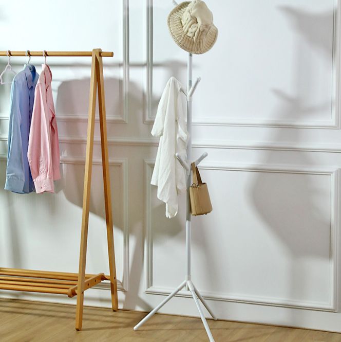 Simple assembly of floor-to-ceiling coat rack details Picture