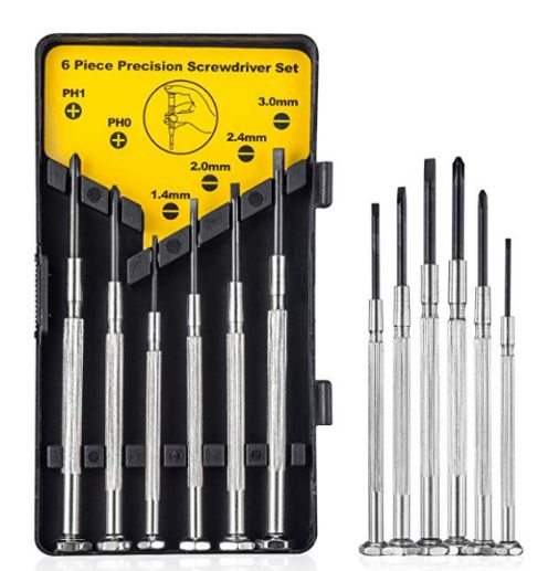 A 6-piece set of precision screwdrivers details Picture