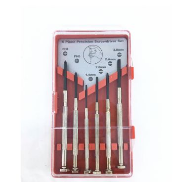 A 6-piece set of precision screwdrivers Item Picture