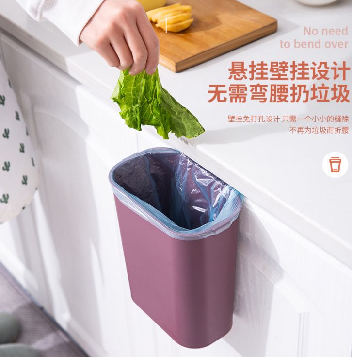 Multifunctional household dustbin without lid details Picture